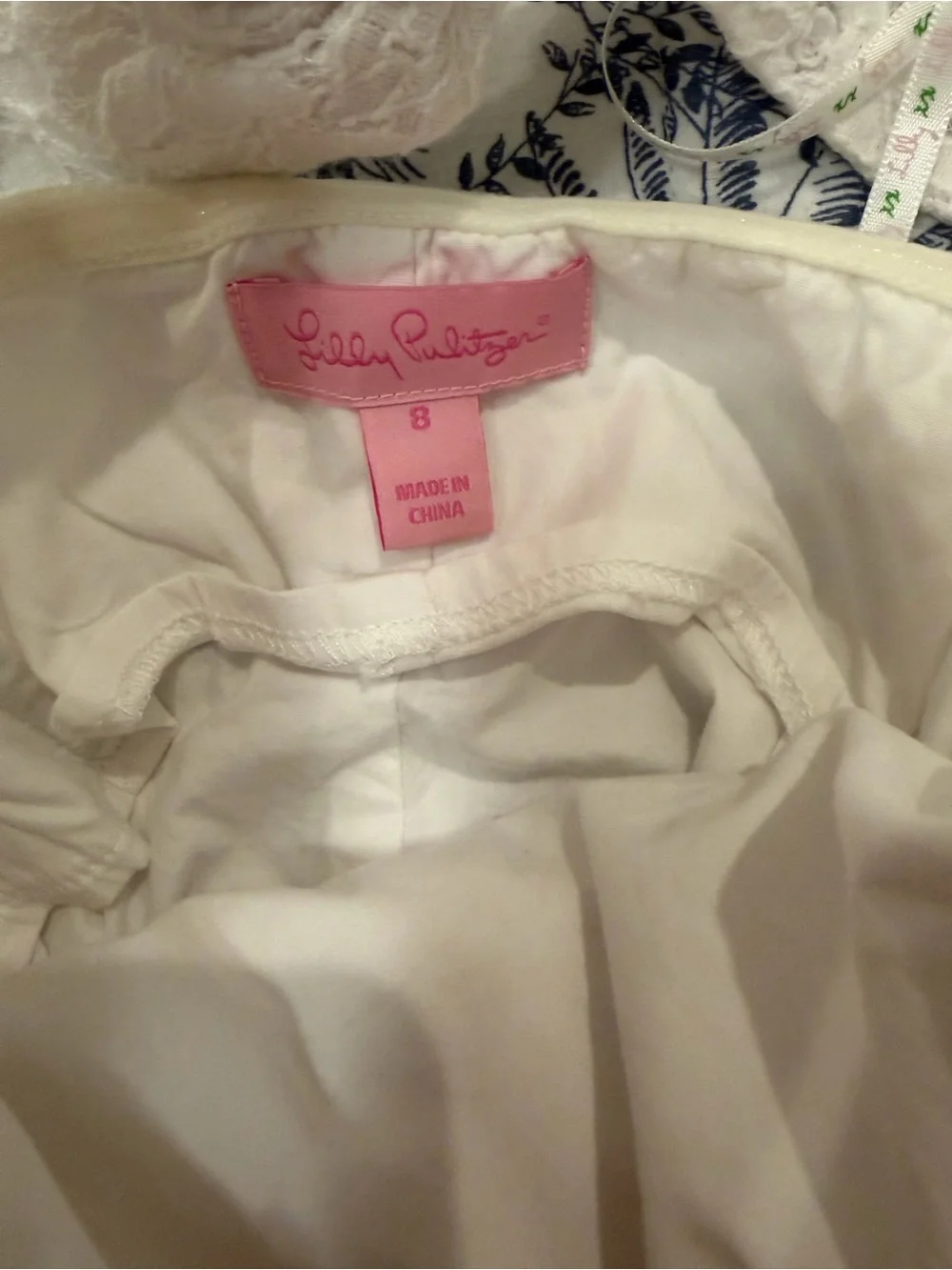 Lilly Pulitzer Franco White Strapless Lace Dress Size 8 - Picture 3 of 4